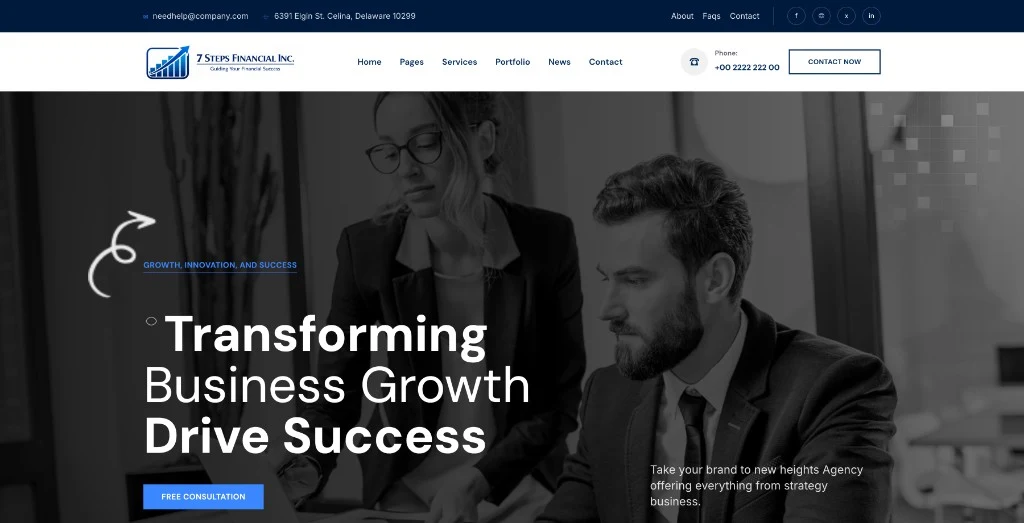 7 Steps Financial - project screenshot