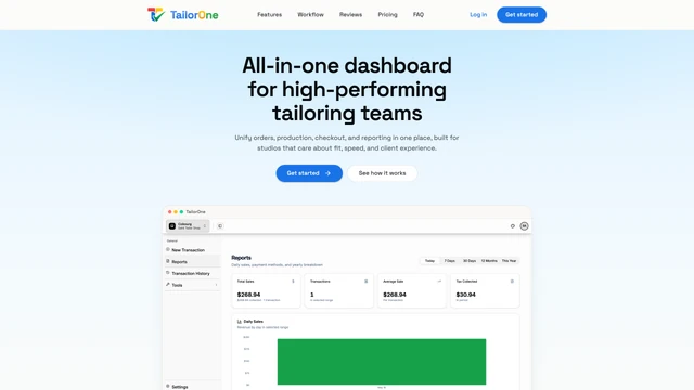 TailorOne - project screenshot