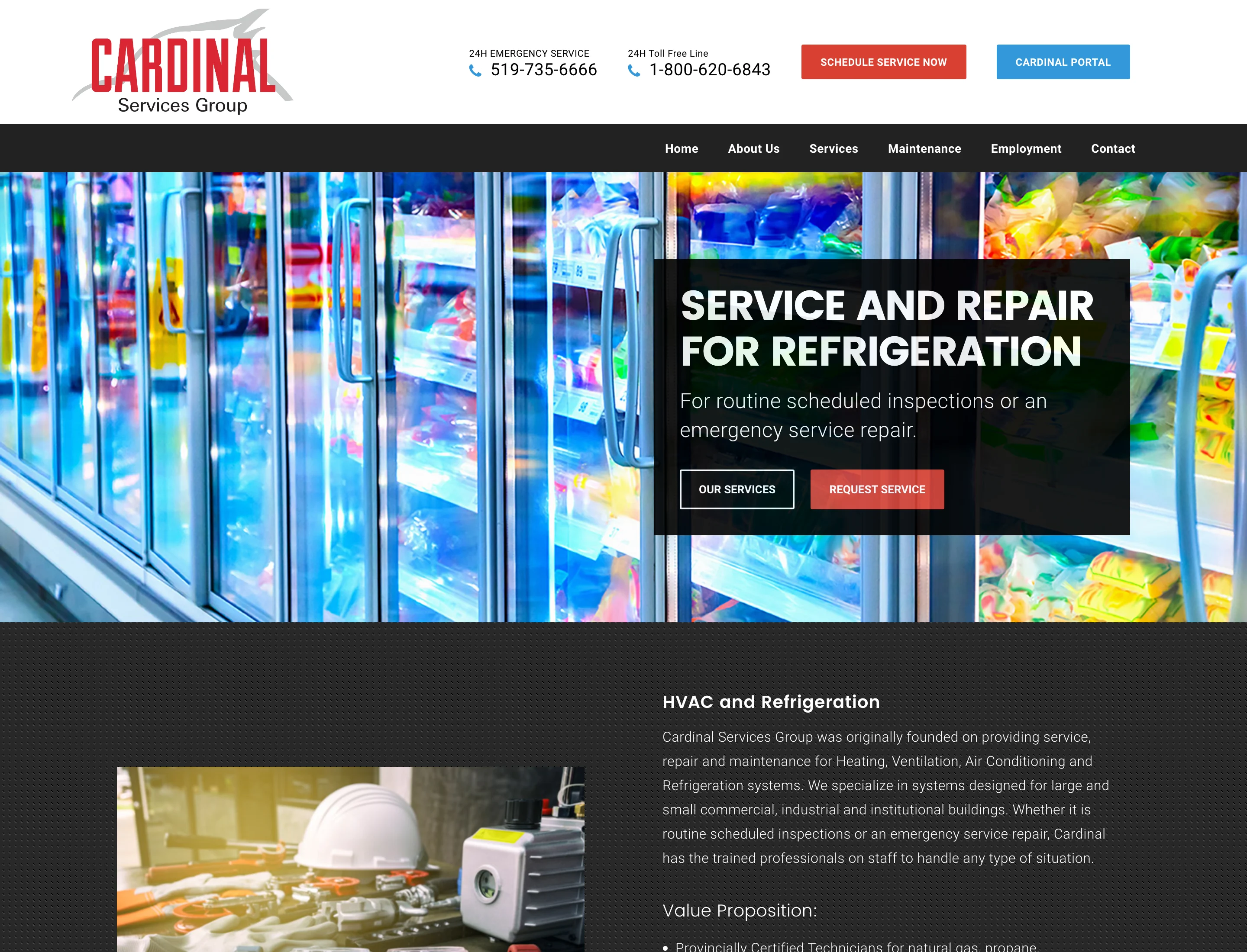 Cardinal Services Group - project screenshot