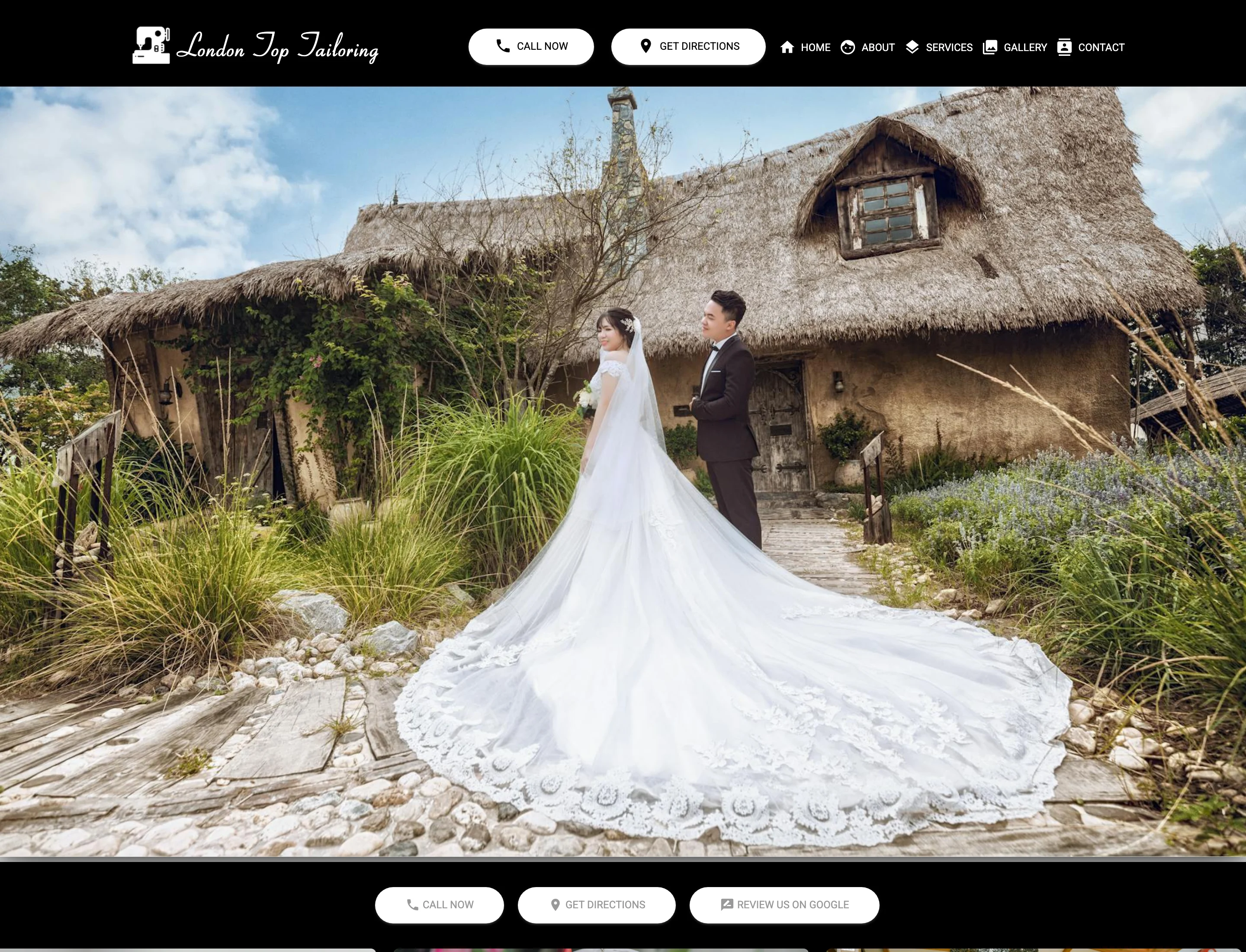 London Top Tailoring - project screenshot
