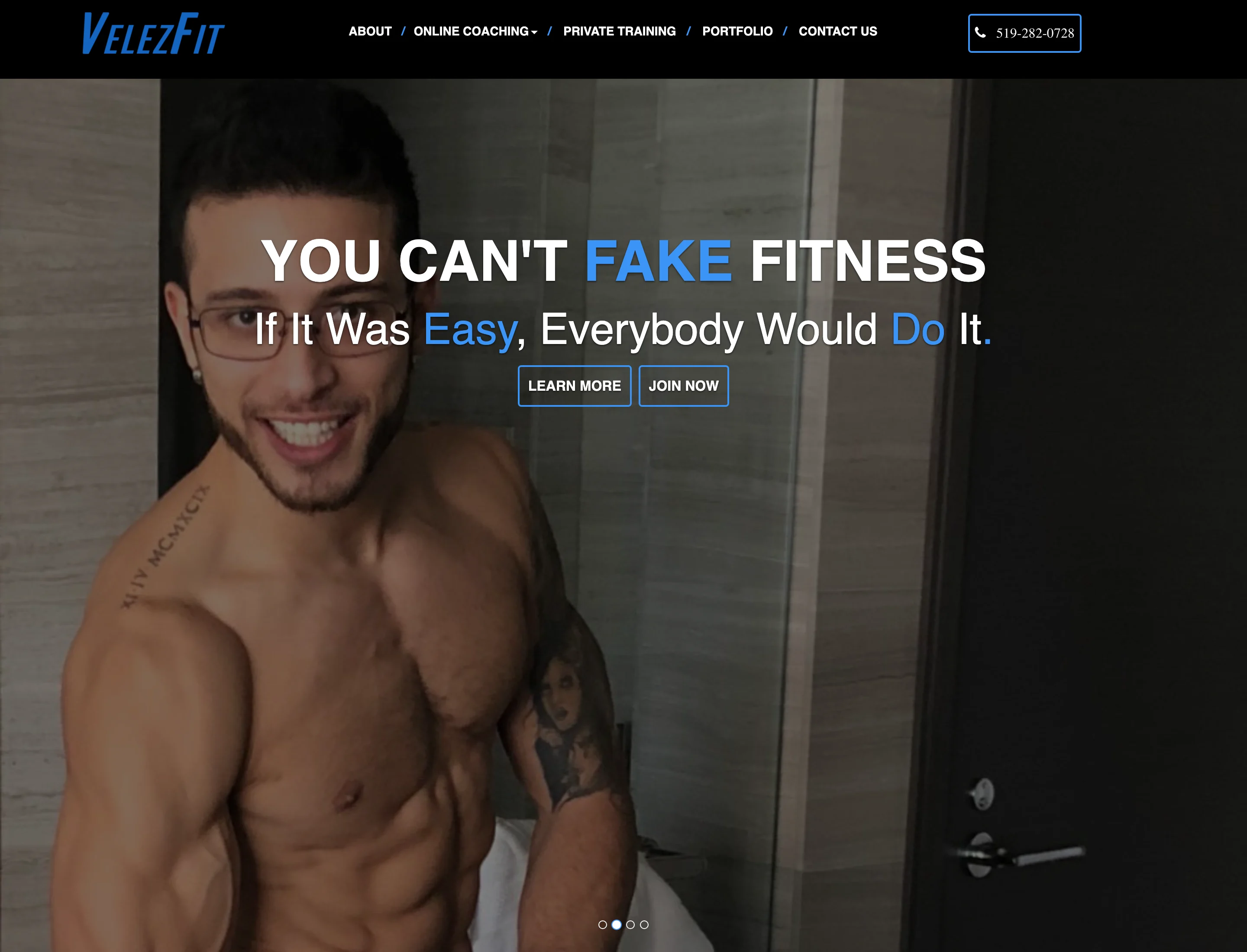 Velezfit - project screenshot